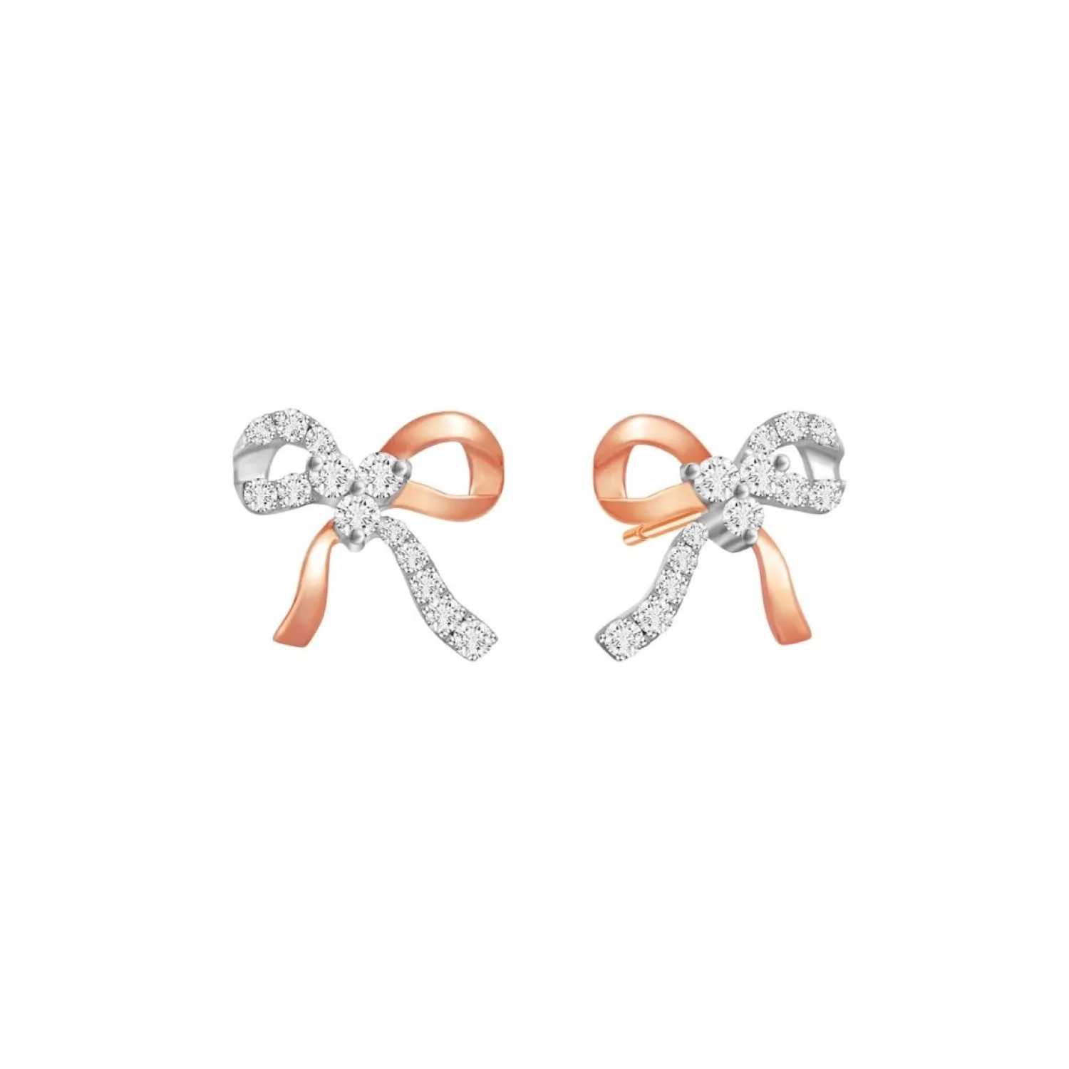 Lee Hwa Jewellery Earrings-Diamond Lines 18K