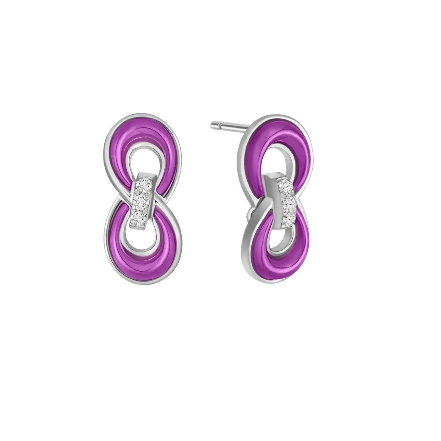 Lee Hwa Jewellery Earrings-PURPLE GOLD