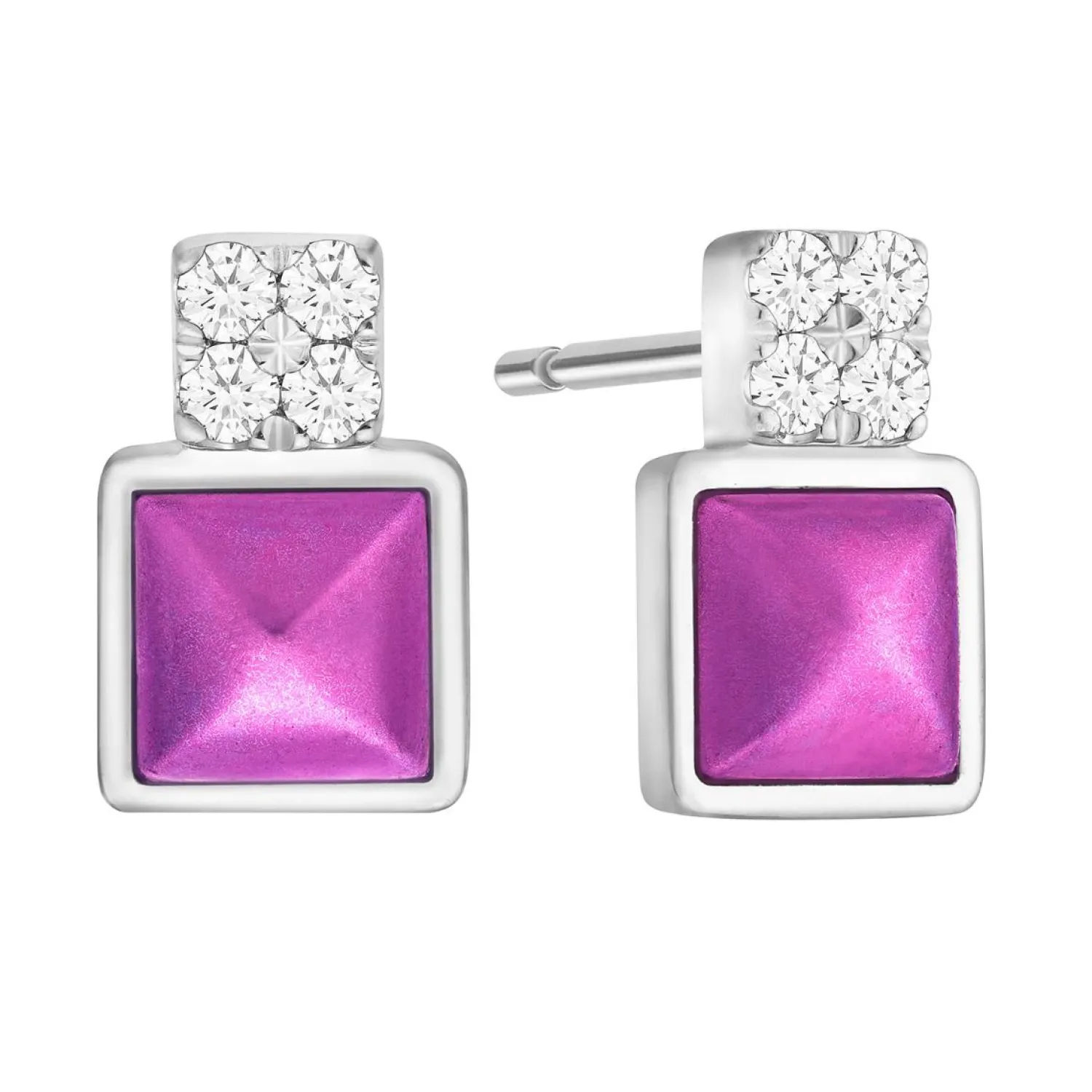 Lee Hwa Jewellery Earrings-PURPLE GOLD