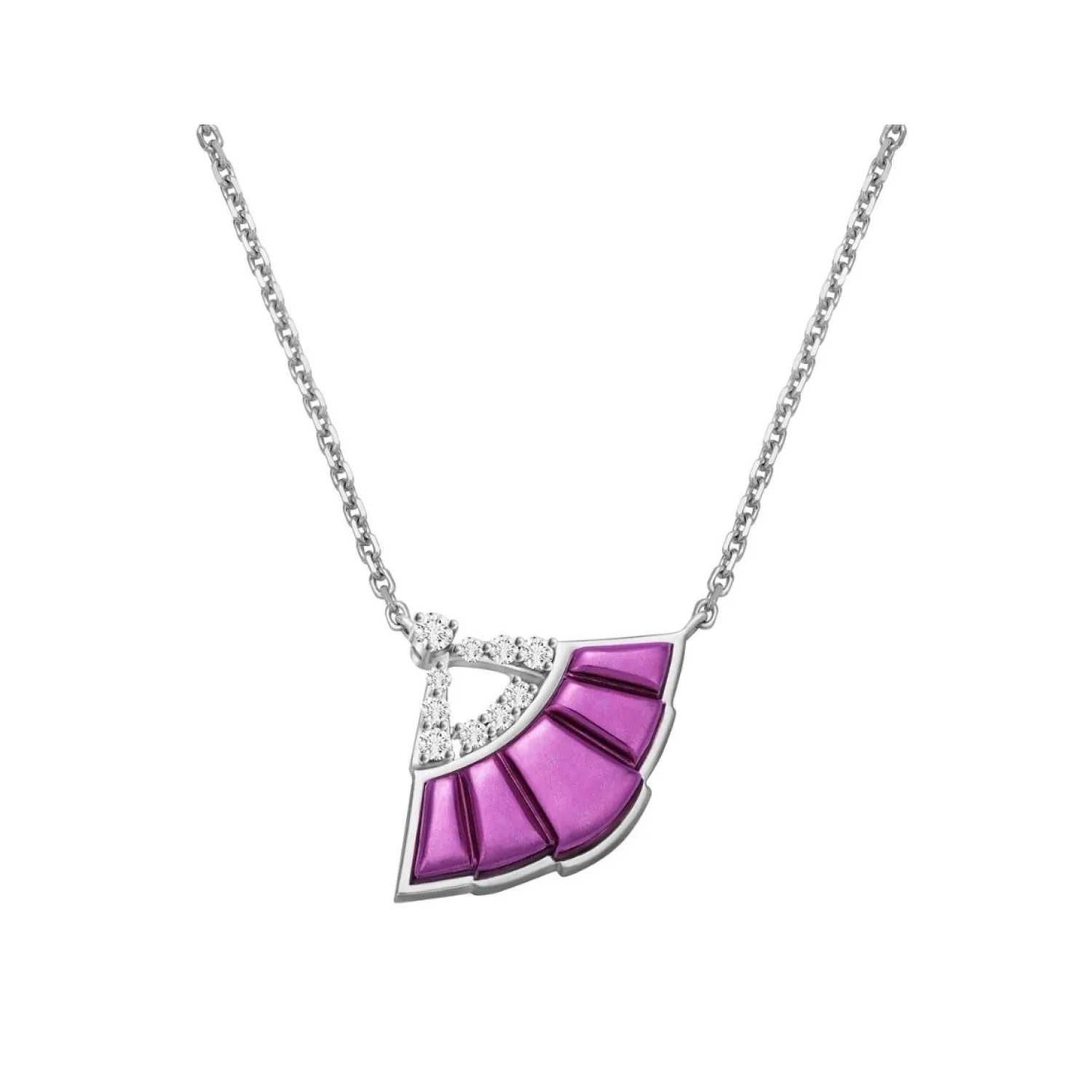 Lee Hwa Jewellery Necklaces-PURPLE GOLD