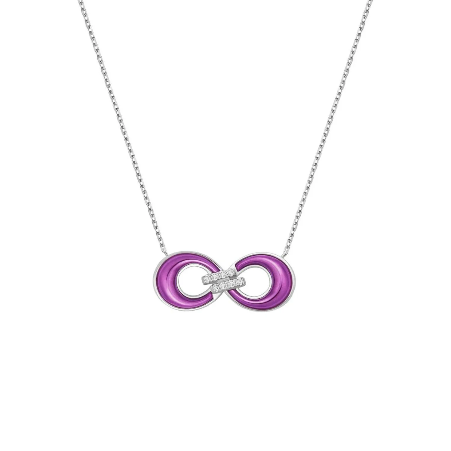 Lee Hwa Jewellery Necklaces-PURPLE GOLD